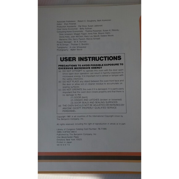 Kenmore Microwave Cooking Recipes Vintage 1981 Spiral Cookbook by Sears 1980s - Picture 3 of 16